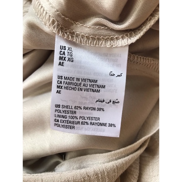 JM Collection Women’s Tan Wide Leg Pants XL - Picture 5 of 6